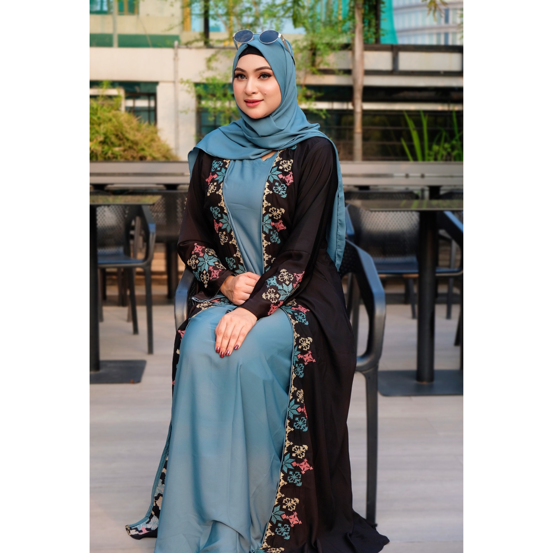 Adjust Koti Borka (with Hijab)