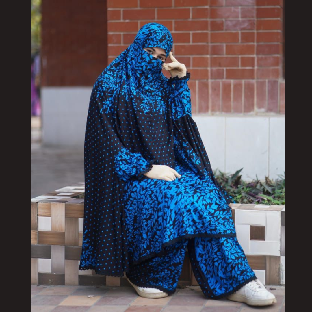 Elegant Palazzo long Khimar Se