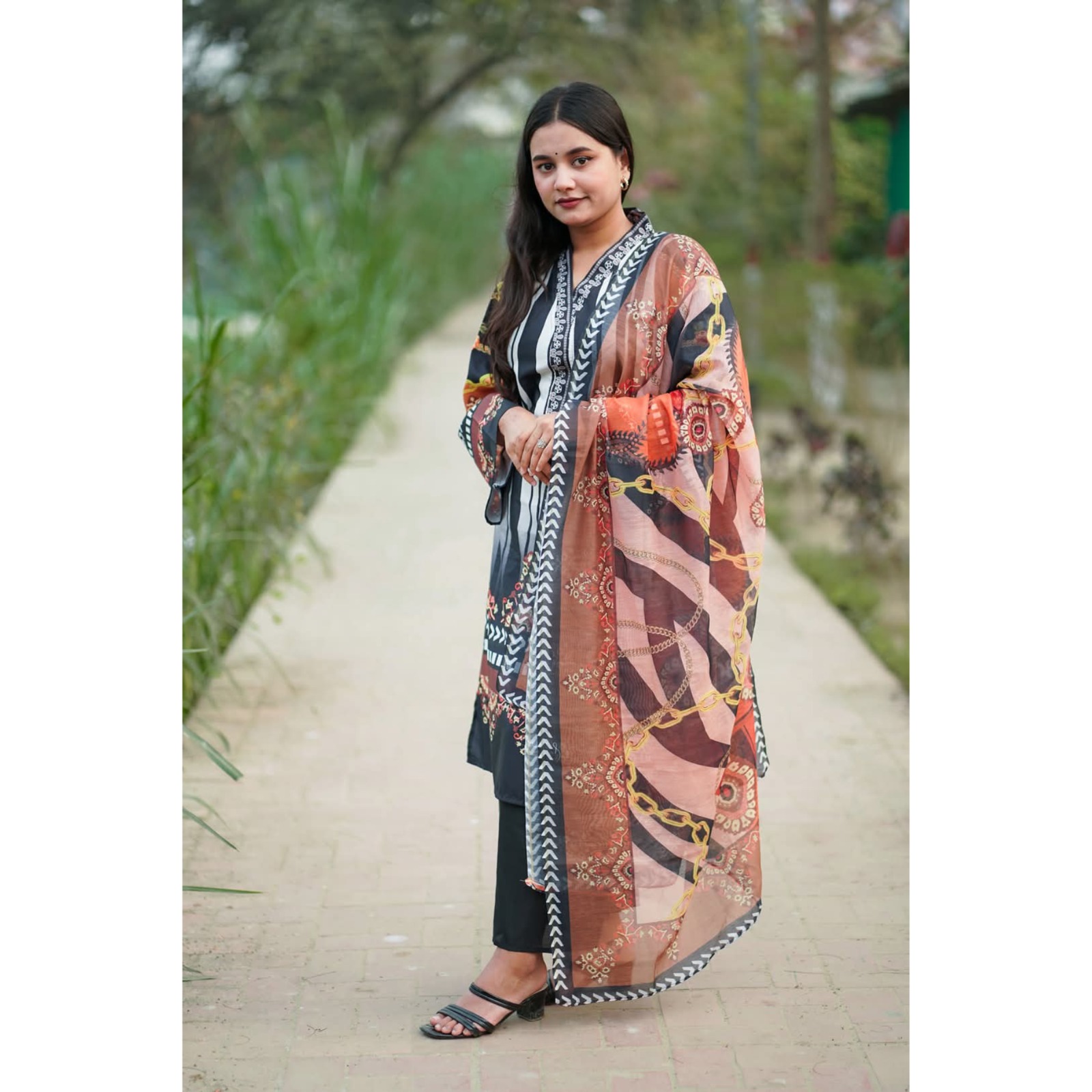 Digital Print Three Piece