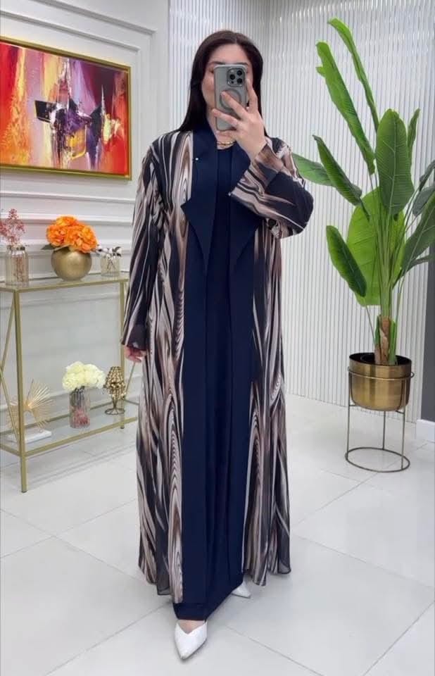 ডিজিটাল প্রিন্ট কটি বোরকা